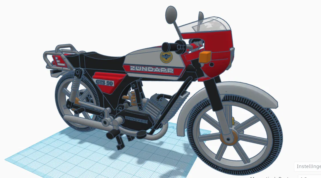 Zundapp KS(GTS)50 năm 1981 làm mát bằng nước bởi Designer Ed van der Heijden - Image 22