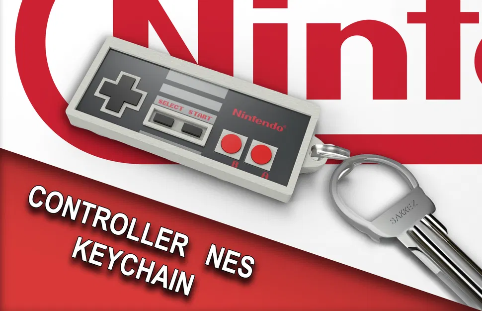 Móc Khóa Tay Cầm Nintendo NES - Image 1