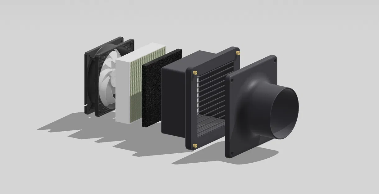 Bộ lọc HEPA & than hoạt tính cho Bambu LAB X1C / P1S - Image 1