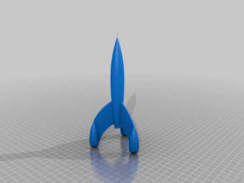 Mô Hình Tên Lửa Tintin "Destination Moon" - Image 2