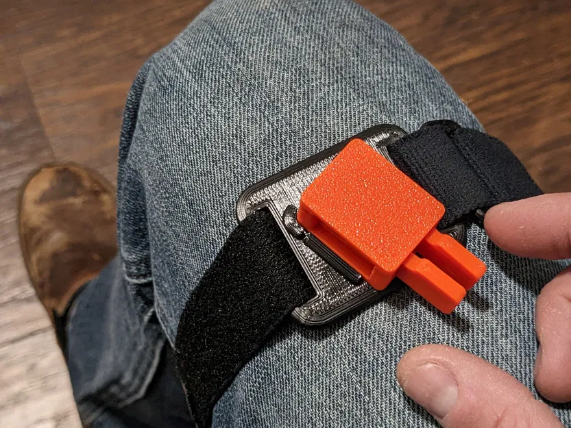 Tấm Đế Dây Đai Chân Cho Mỏ Phím Điện Báo Morse / CW Của K6ARK - Image 1