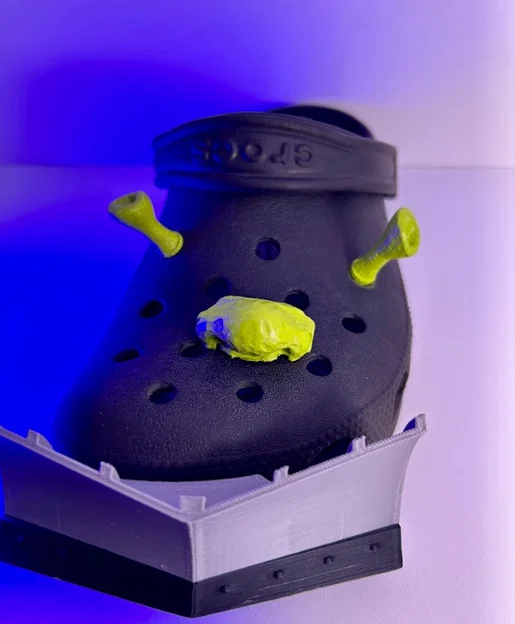 Phụ Kiện Giày Crocs In 3D Hình Shrek (Phiên Bản Nâng Cấp) - Image 1