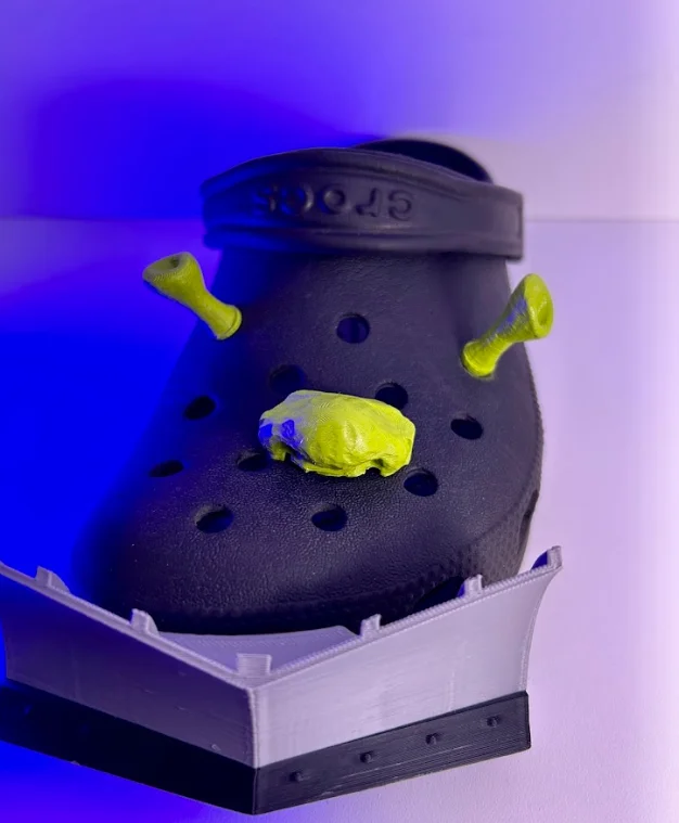 Phụ Kiện Giày Crocs In 3D Hình Shrek (Phiên Bản Nâng Cấp) 1