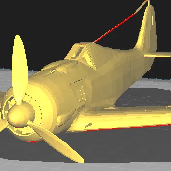 Mô hình FW-190 F8 Máy bay ném bom bổ nhào của Đức