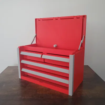 Tủ dụng cụ mini để bàn - Tủ trên: Phiên bản 4 ngăn kéo