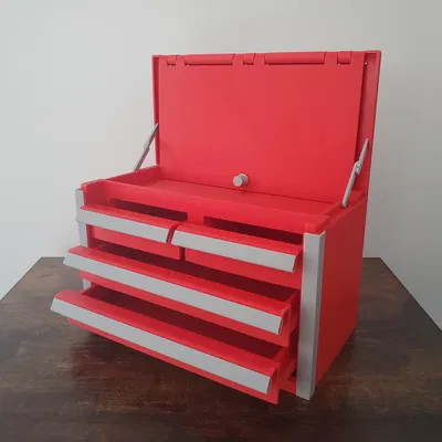 Tủ dụng cụ mini để bàn - Tủ trên: Phiên bản 4 ngăn kéo