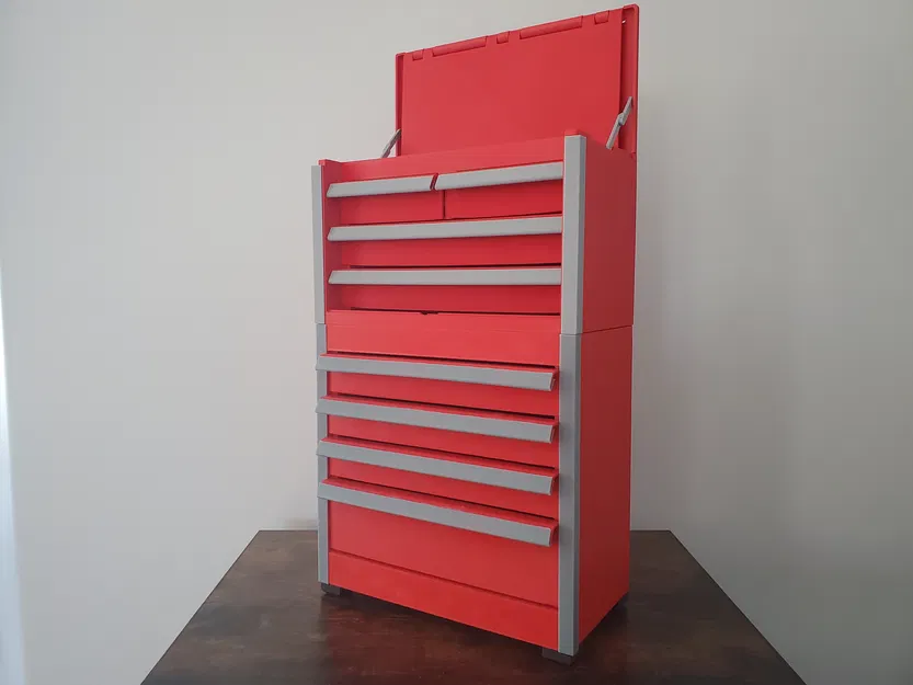 Tủ dụng cụ mini để bàn - Tủ trên: Phiên bản 4 ngăn kéo - Image 3