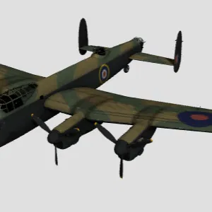 Máy bay ném bom Landcaster B MK III của Anh