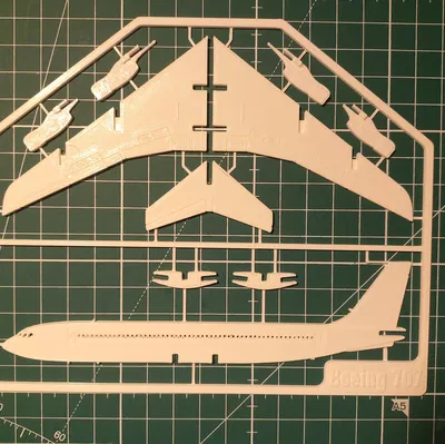 Mô hình Boeing 707 Kit Card