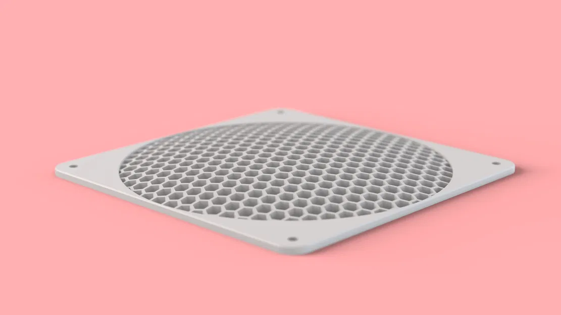 "Hexy" - Lưới Bảo Vệ Quạt Cong 140mm - Image 1