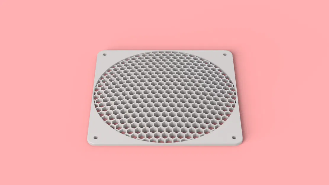 "Hexy" - Lưới Bảo Vệ Quạt Cong 140mm - Image 3