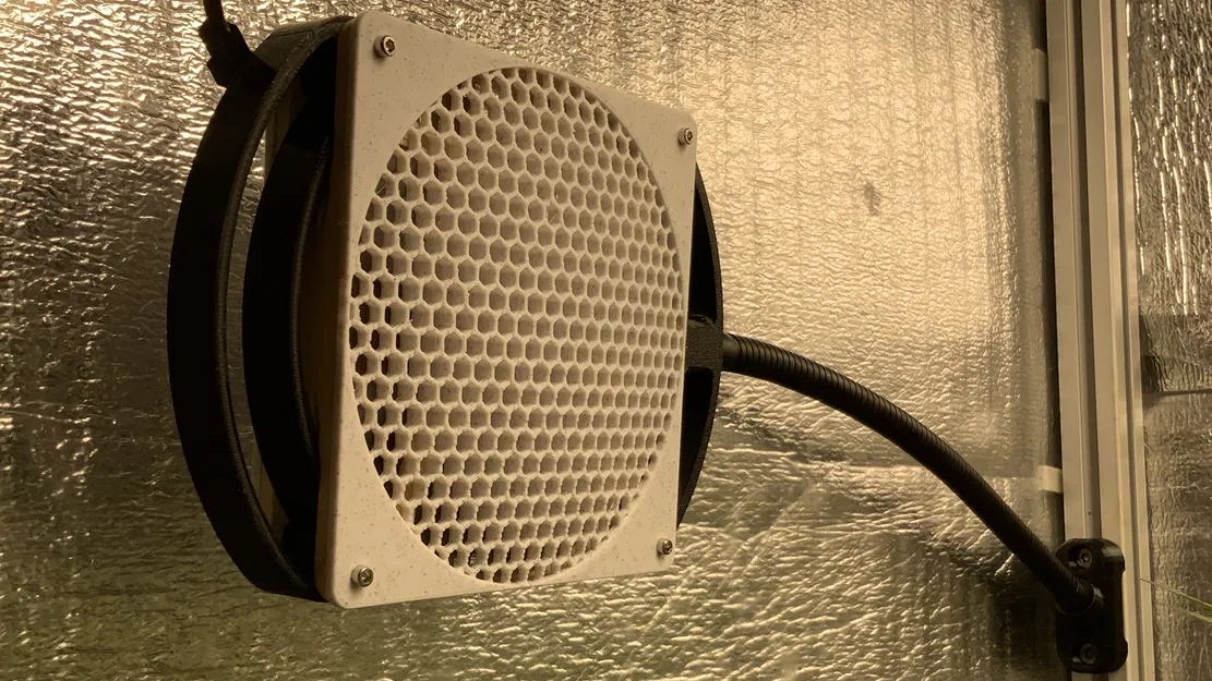 "Hexy" - Lưới Bảo Vệ Quạt Cong 140mm - Image 4