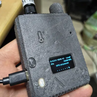 Vỏ hộp nomadBox cho Heltec WiFi LoRa 32(V3) có GPS, BME280, Buzzer, Rotary Encoder