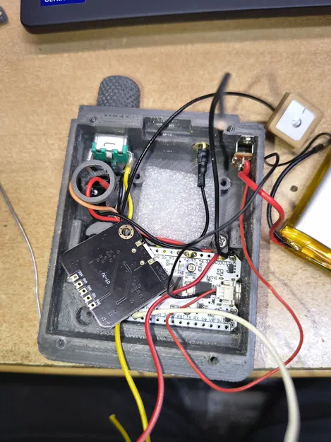 Vỏ hộp nomadBox cho Heltec WiFi LoRa 32(V3) có GPS, BME280, Buzzer, Rotary Encoder - Image 4