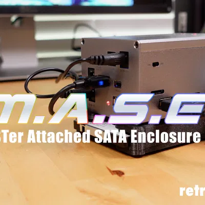 MASE - Hộp Đựng SATA Gắn Kèm Cho Máy MiSTer FPGA