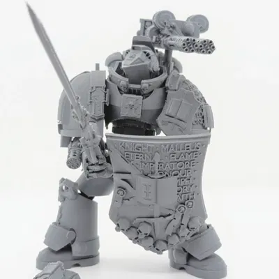 Bộ Giáp & Vũ Khí Grey Knight Dummy 13