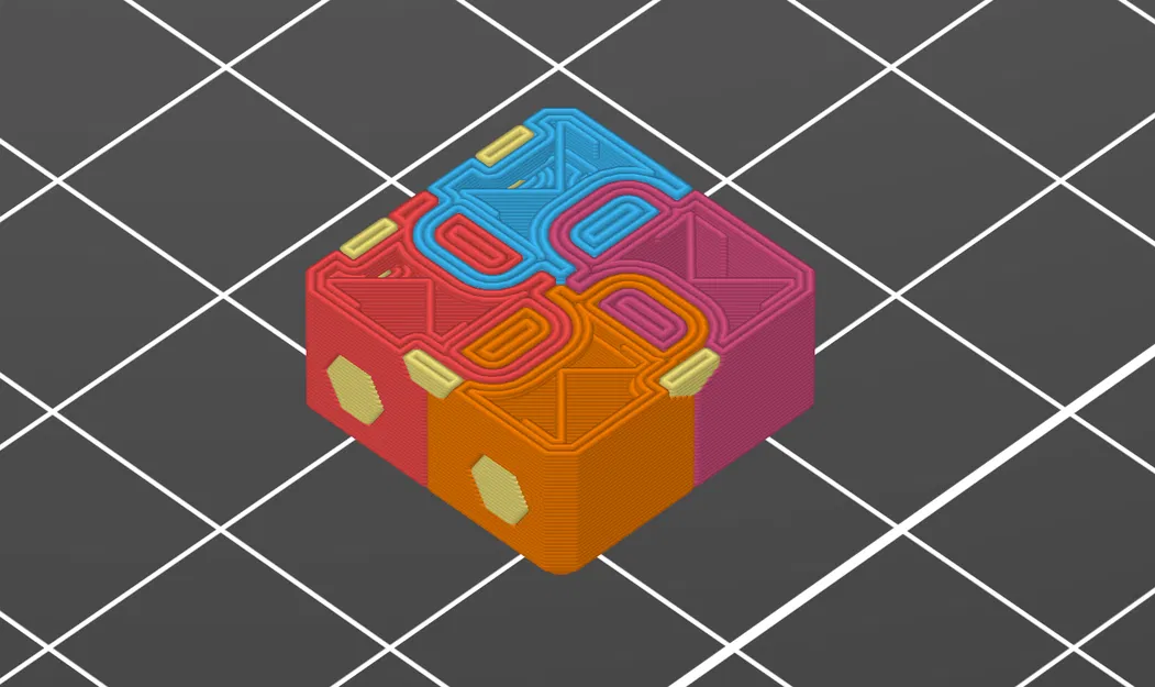 Khối Lập Phương Xúc Xắc Thử Màu Đa Sắc - Image 3