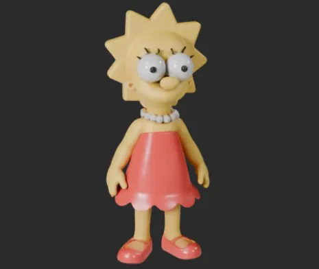 Mô hình Lisa Simpson - Image 1