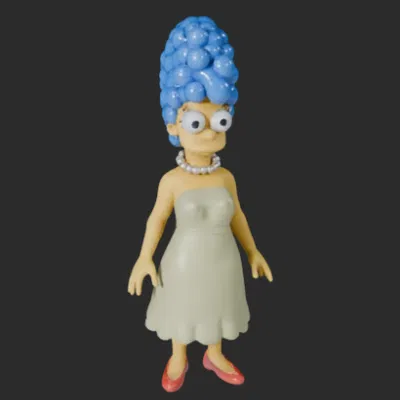Mô Hình Marge Simpson 3D