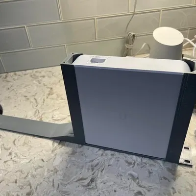 Giá Đỡ Tủ Rack 1U Cho Unifi USW 16 Lite POE Switch