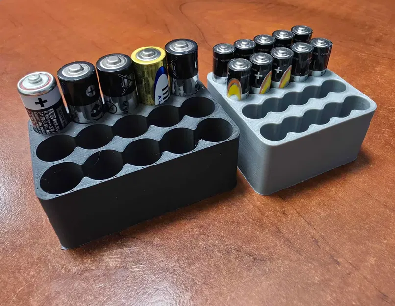 Hộp đựng pin đơn giản AA/AAA - Image 1