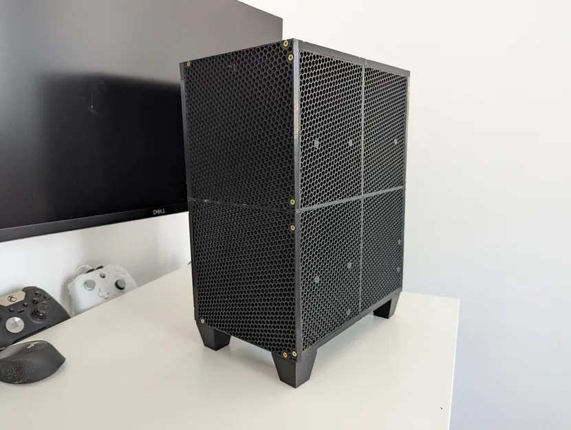 Case PC mATX nhỏ gọn, dùng nguồn ATX, card 260mm, KHÔNG cần ốc heat insert - Image 2