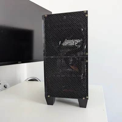 Case PC mATX nhỏ gọn, dùng nguồn ATX, card 260mm, KHÔNG cần ốc heat insert