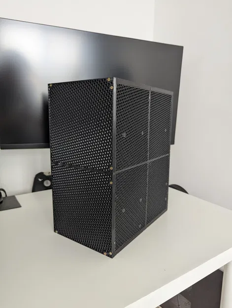 Case PC mATX nhỏ gọn, dùng nguồn ATX, card 260mm, KHÔNG cần ốc heat insert - Image 5