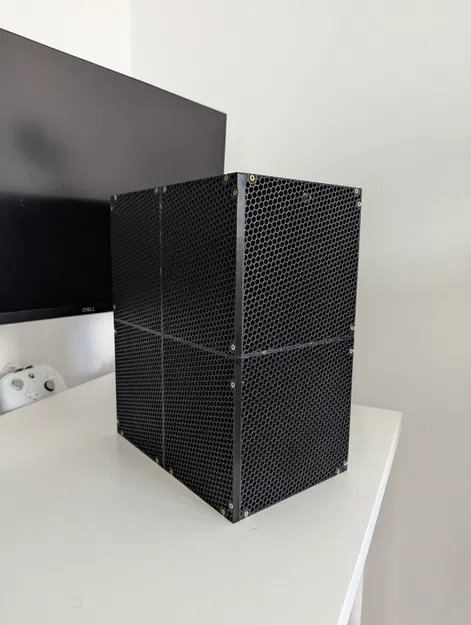 Case PC mATX nhỏ gọn, dùng nguồn ATX, card 260mm, KHÔNG cần ốc heat insert - Image 6