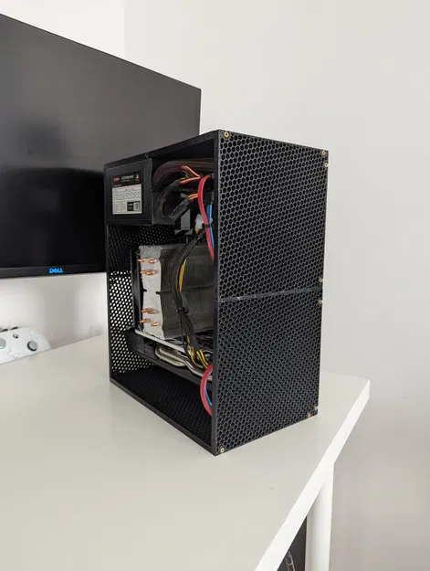 Case PC mATX nhỏ gọn, dùng nguồn ATX, card 260mm, KHÔNG cần ốc heat insert - Image 7