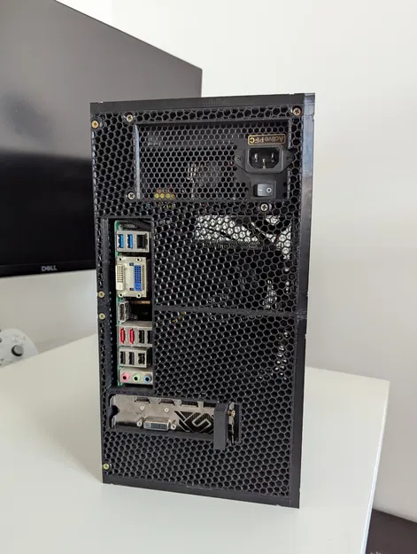 Case PC mATX nhỏ gọn, dùng nguồn ATX, card 260mm, KHÔNG cần ốc heat insert - Image 9