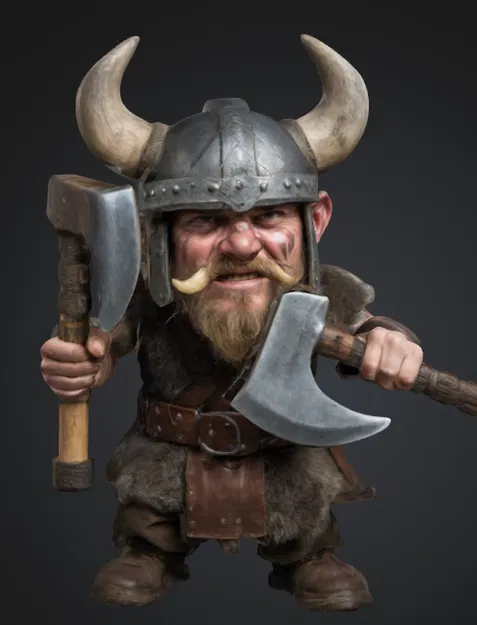 Mô Hình Viking Axeman MINIS - Image 1