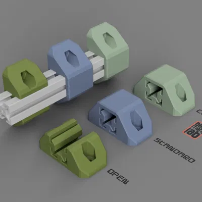 Kẹp/giá đỡ/khung treo tường cho thanh nhôm định hình 2020