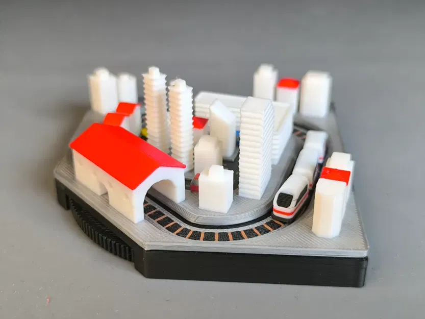 Tàu Mini - Mô Hình Thành Phố Hoạt Động - Image 4