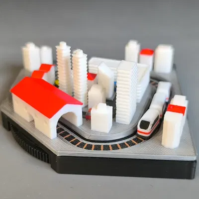 Tàu Mini - Mô Hình Thành Phố Hoạt Động