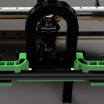 Voron 2.4 / mammoth-3D AWD Gantry V1.7.3 / Quản lý cáp / Động cơ lắp đỉnh