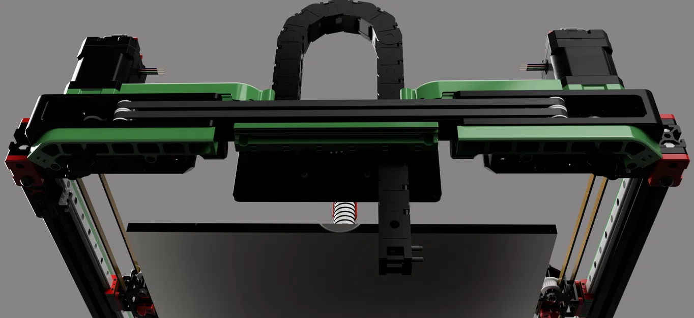 Voron 2.4 / mammoth-3D AWD Gantry V1.7.3 / Quản lý cáp / Động cơ lắp đỉnh - Image 3