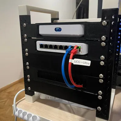 Giá đỡ rack 10 inch cho Ubiquiti Unifi USW-Lite-8 PoE