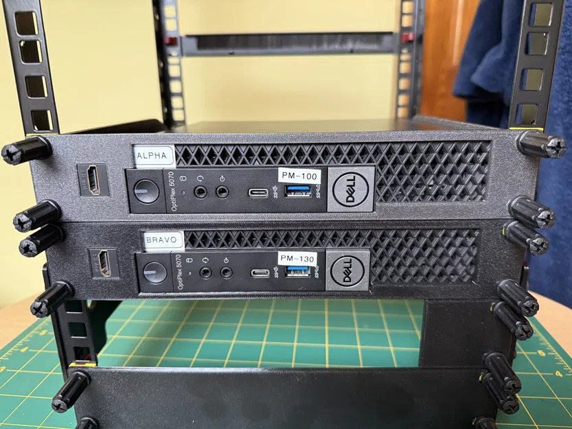 Giá đỡ Dell Optiplex 5070 có cổng Keystone cho rack 10" - Image 1