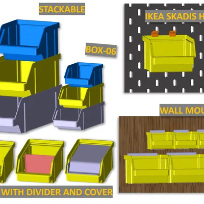 Bộ sưu tập Hộp Lưu Trữ Mở / Sichtlagerkästen