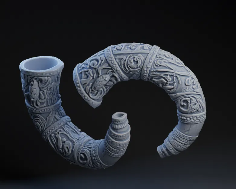 Sừng Uống Rượu - Mô hình 3D - Image 1