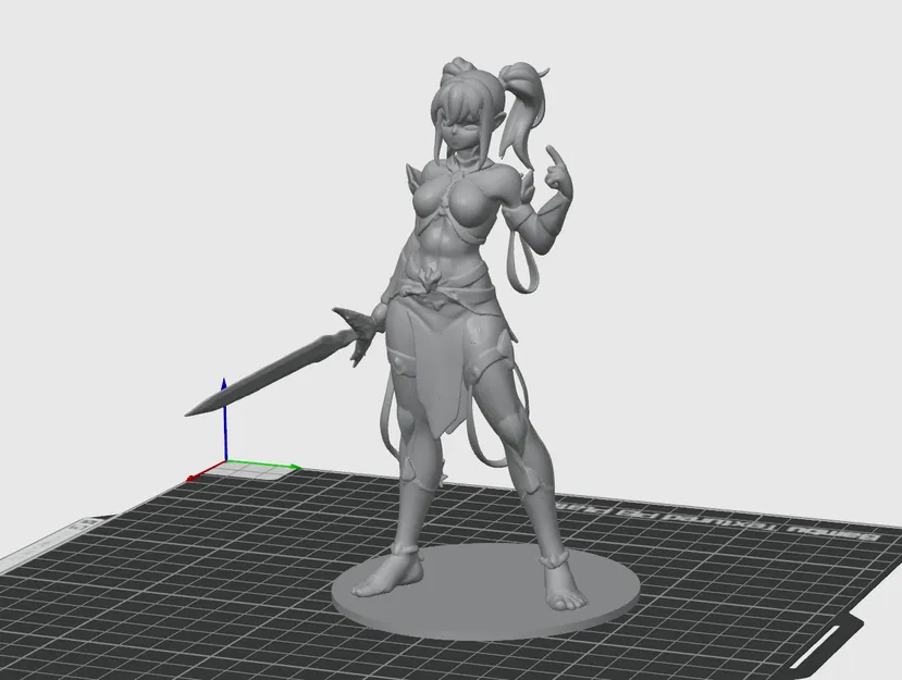 Tượng Anime Nữ Thợ Săn Quái Vật - Image 1