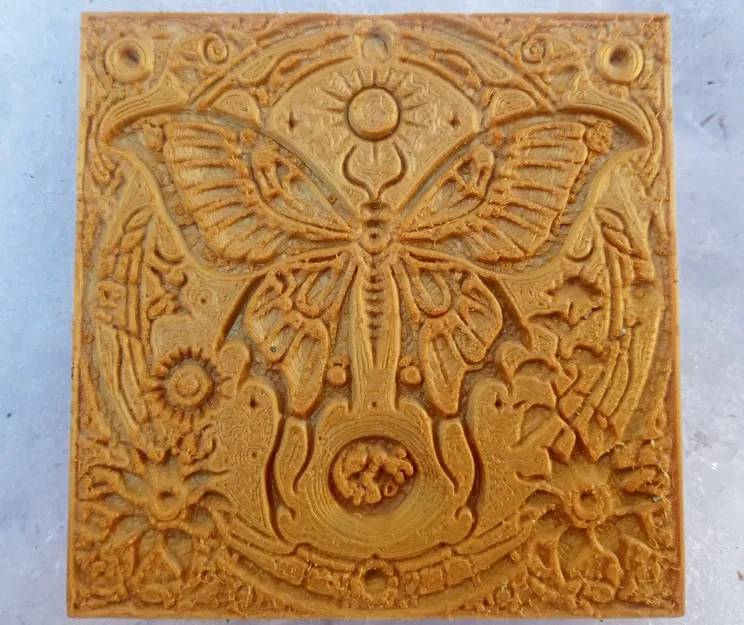 Bộ Dấu Hình Bướm Đêm Luna Cho Gốm - Image 2