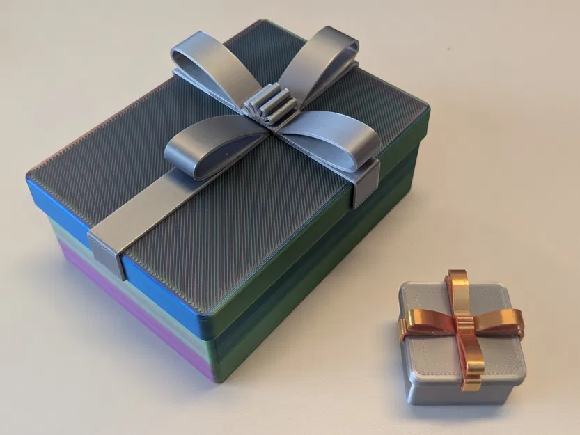 Hộp Quà Thanh Lịch - In Nhanh, Ít Nhựa - Mô Hình FreeCAD Đầy Đủ Thông Số - Image 1