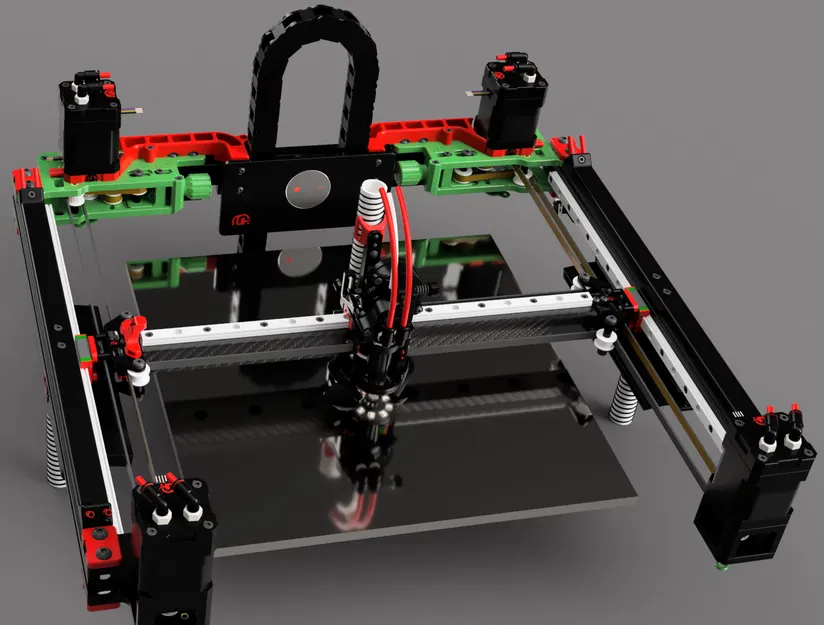 Gá động cơ X1 & Y1 cho Voron 2.4 - Mammoth-3D AWD Gantry V1.7.3 - Image 1