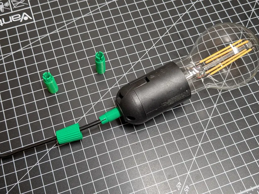 Kẹp Dây Đèn E27 / Zugentlastung für E27 Lampen - Image 1