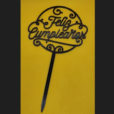 Topper Chúc Mừng Sinh Nhật "Feliz Cumpleaños"