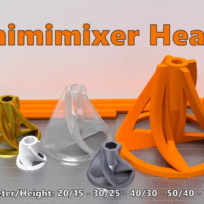 mimimixer - Bộ Phụ Kiện Trộn Sơn, Nhựa Resin