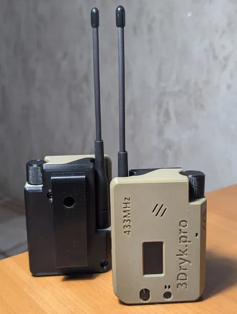 Vỏ case Heltec LoRa32 V3 Meshtastic có sẵn Encoder/Buzzer/Vibro/GPS/Cảm biến môi trường/Kẹp dây/Hỗ trợ bàn phím M5Stack CardKB - Image 2