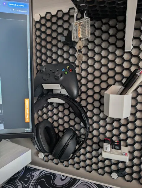 Giá Đỡ Tai Nghe và Tay Cầm Cho HSW / Honeycomb Storage Wall - Image 1